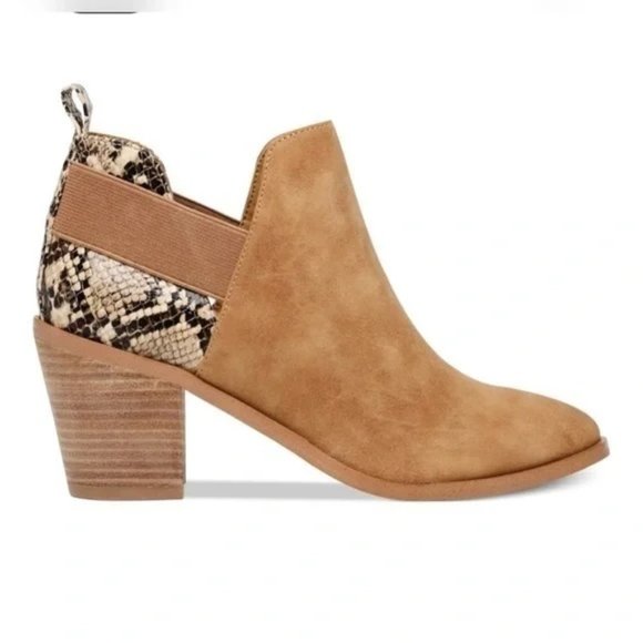 dolce vita snakeskin booties